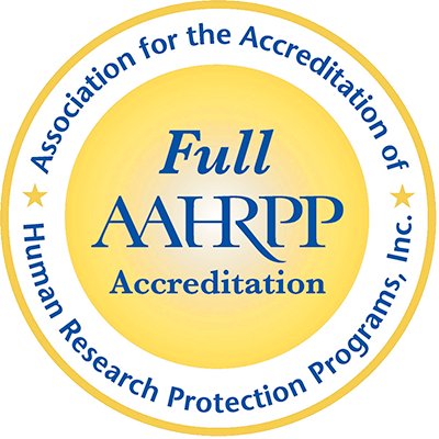 AAHRPP 完全認定（Full Accreditation）